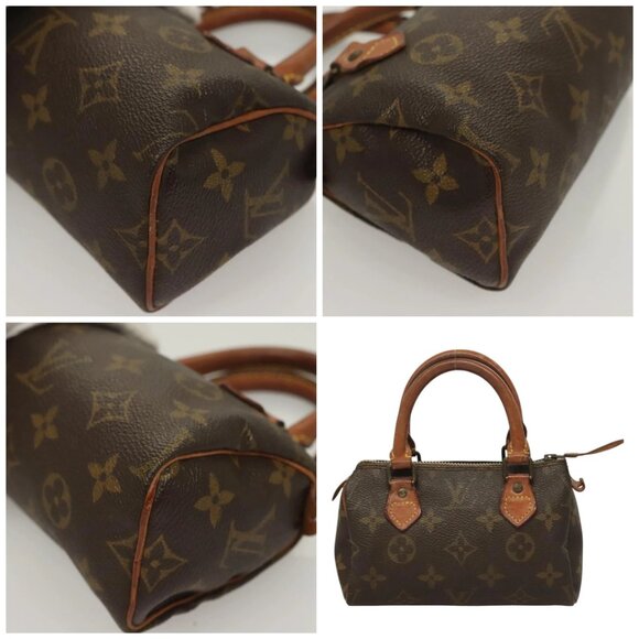 LOUIS VUITTON Monogram Mini Speedy Hand Bag - Picture 12 of 14
